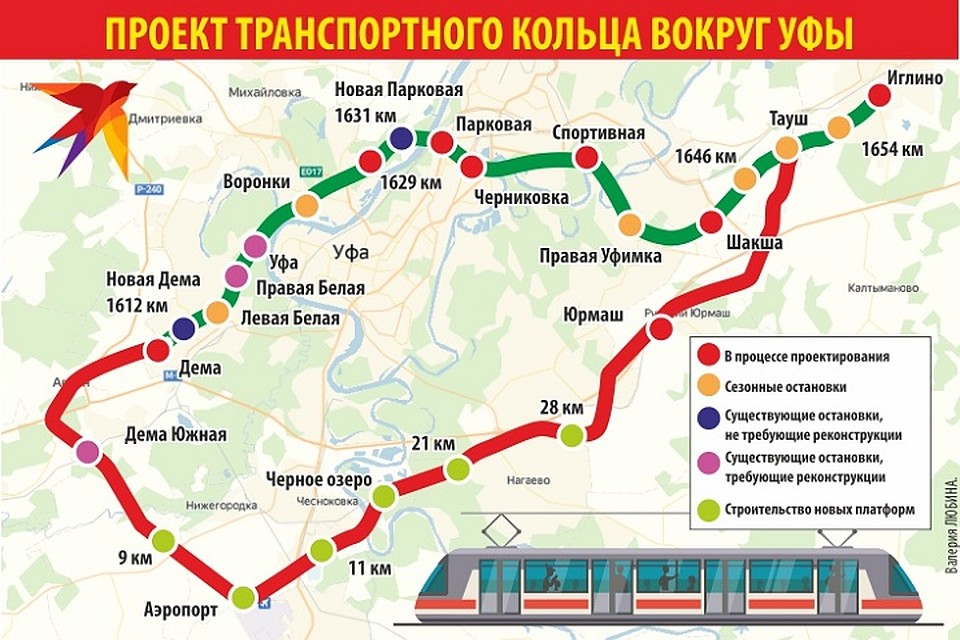 Карта жд дорог башкирии со станциями